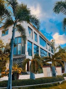 巴拉奧納的住宿－Tesoros del Mar，一座棕榈树建筑