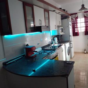 Kuchyň nebo kuchyňský kout v ubytování DAS THOMY II