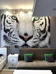 Posezení v ubytování White Tiger in New Gudauri II