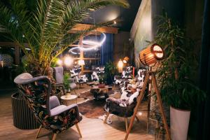 Restoran või mõni muu söögikoht majutusasutuses Hotel Kotarz Spa&Wellness