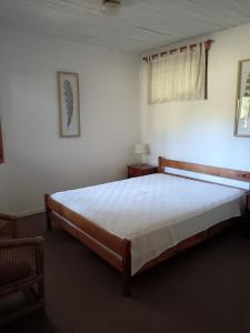 Krevet ili kreveti u jedinici u okviru objekta Cabañas Río Colorado