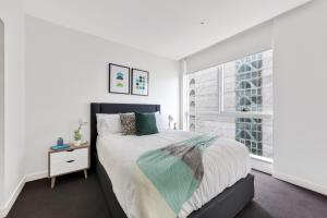 Letto o letti in una camera di Nook Melbourne Apartments : Jane Bell Lane - Melbourne CBD