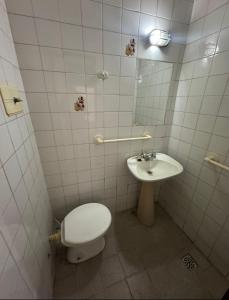 Koupelna v ubytování Hotel Yerbal