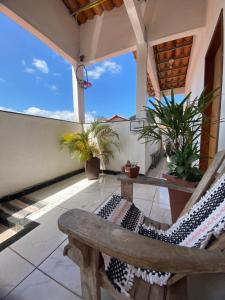 Μπαλκόνι ή βεράντα στο Residencial Thais Fernandes Ap302 OuroPreto