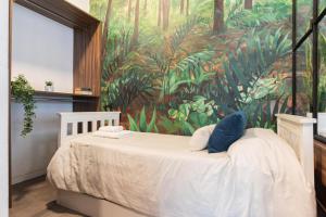 En eller flere senge i et værelse på Fliphaus Ravignani 2200 'B' - 3 Bd Vintage Palermo