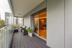 Balkón nebo terasa v ubytování Rio de Mare - Nadmorze Apartments