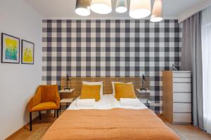 Postel nebo postele na pokoji v ubytování Rio de Mare - Nadmorze Apartments