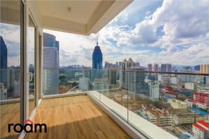 Nespecifikovaný výhled na destinaci Kuala Lumpur nebo výhled na město při pohledu z apartmánu