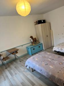 Gîte des reculées客房内的一张或多张床位