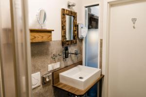 Koupelna v ubytování Hotel Goldene Steig