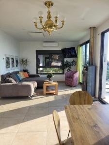 Posezení v ubytování Villa Olivia