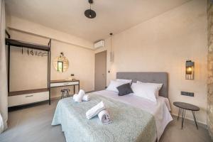Ένα ή περισσότερα κρεβάτια σε δωμάτιο στο Garden Villa +10 φωτογραφίες