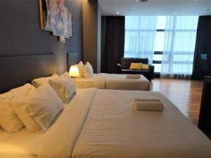 Imperial Suites @Bangsar by Plush 객실 침대