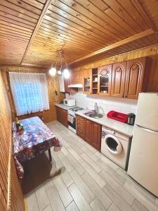 Kuchyň nebo kuchyňský kout v ubytování Carpathian manor