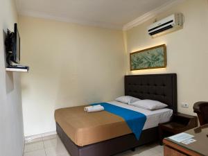 TV a/nebo společenská místnost v ubytování Hotel Priangan