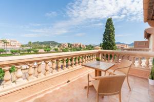 Ein Balkon oder eine Terrasse in der Unterkunft Aparthotel Ciudad Laurel