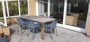 Patio nebo venkovní prostory v ubytování Bungalow Uthof