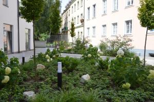 Zahrada ubytování Homewell Apartments Stare Miasto