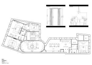 a floor plan of a house at Deluxe Flat at Perfect Location in Copenhagen
