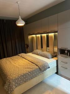 Cama o camas de una habitación en Villa Güvercinlik -Bodrum