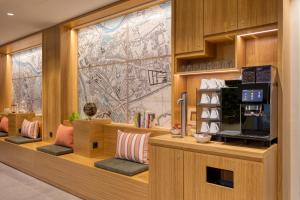 Kuchyňa alebo kuchynka v ubytovaní Citadines Danube Vienna
