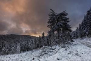 Sagenhafter Ausblick v zimě