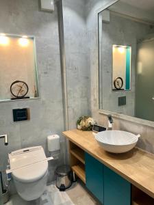 Koupelna v ubytování House4You - Blanari