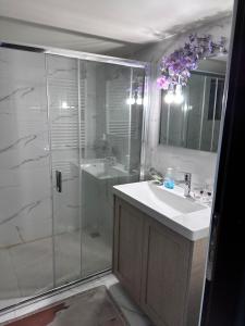 Kopalnica v nastanitvi Piraeus new hotel