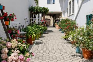 Vonkajšia záhrada v ubytovaní Pension Laubenhof