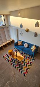 Χώρος καθιστικού στο Loft de luxe le Chic, Grand jacuzzi, Vue port de plaisance