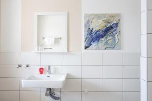 Kúpeľňa v ubytovaní Pension Laubenhof