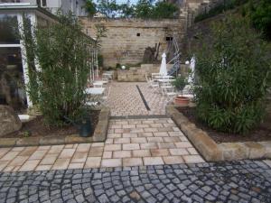 O grădină în afara Albergo-Toscana