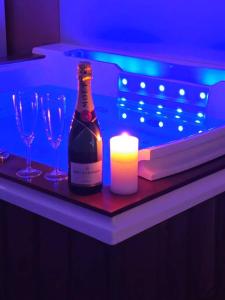 Nápoje v ubytovaní Loft/Jacuzzi L'instant