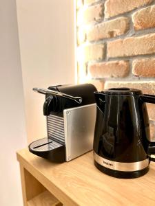 Příslušenství pro přípravu čaje a kávy v ubytování House4You - Blanari
