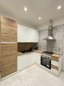 Η κουζίνα ή μικρή κουζίνα στο Casa Mozza vicino Firenze