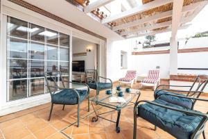 Zona d'estar a El Patio de la Luna FreshApartments