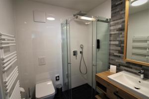 Koupelna v ubytování Privat & Boutique Hotel Plauer See