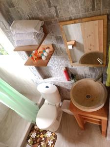 Phòng tắm tại Chalets Rancho Jerónimo