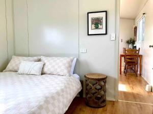 Cama o camas de una habitación en Evans Hill Cabin