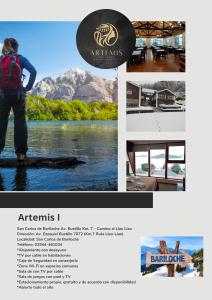 a collage of photos of a person with a backpack at Artemis I - BRC in San Carlos de Bariloche