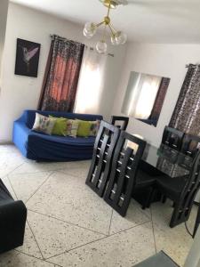 Χώρος καθιστικού στο Hermoso Apartamento centro ciudad, wifi