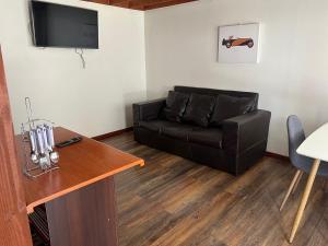 Μια τηλεόραση ή/και κέντρο ψυχαγωγίας στο Cabañas Suecia