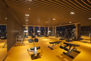 Fitness centrum a/nebo fitness zařízení v ubytování The Qube Xuzhou