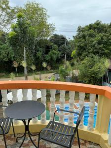 Balkon lub taras w obiekcie Paradise panglao pool villa