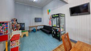 TV a/nebo společenská místnost v ubytování Toobeah hotel/motel