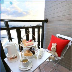 Parveke tai terassi majoituspaikassa Yilan Greenbird of Happiness B&B
