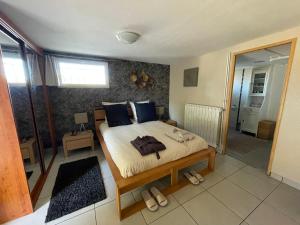 Postel nebo postele na pokoji v ubytování Le Relais de Choz
