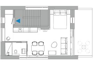 Plán poschodí v ubytovaní Apartmán A29-2, Hrabovo, Ružomberok