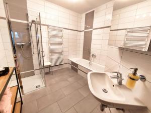 Kúpeľňa v ubytovaní Landhaus Schaidreith