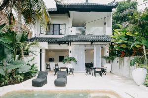 Balkón nebo terasa v ubytování Casa Art Ubud